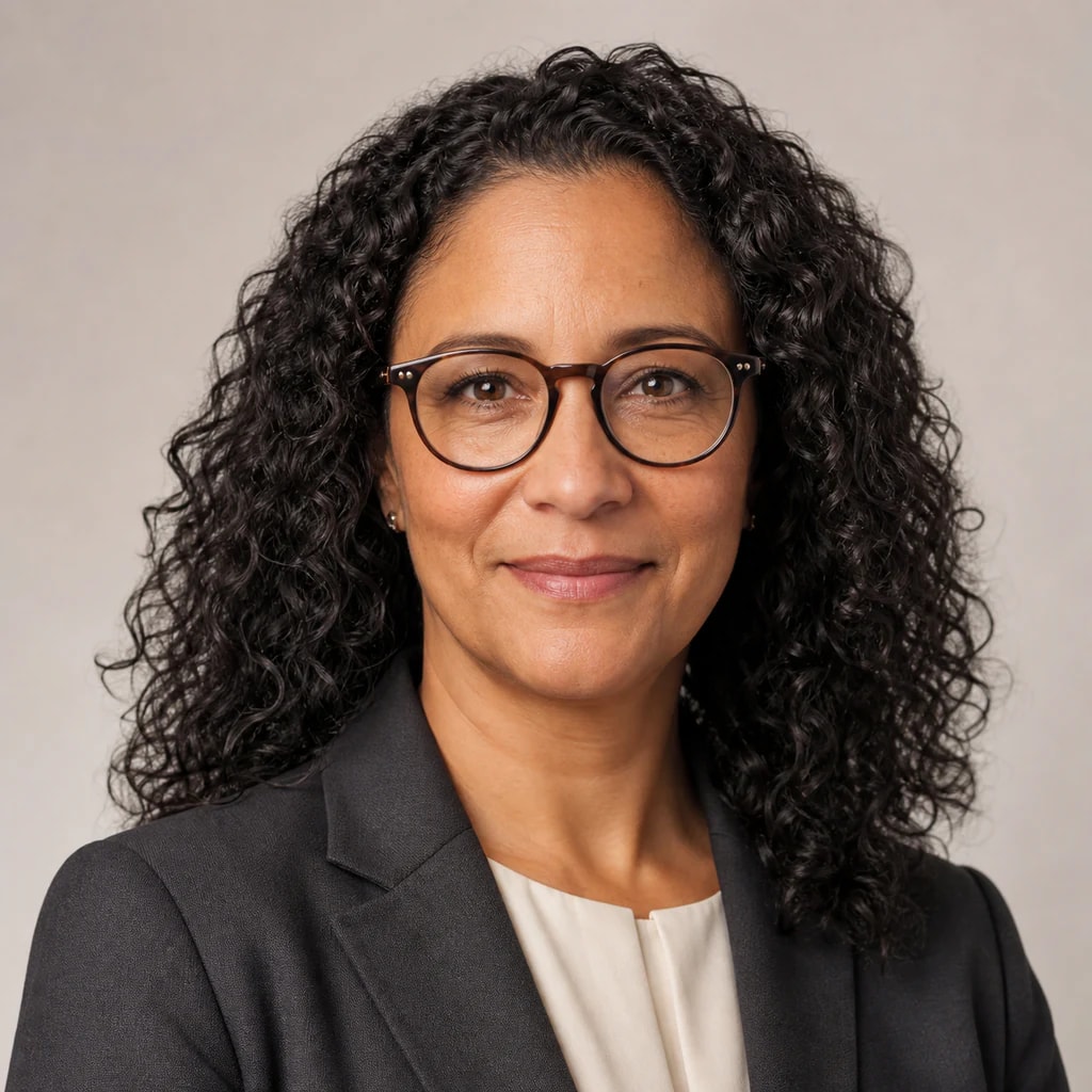 AI-generated portrait of Anne-Sophie Kessler, RN